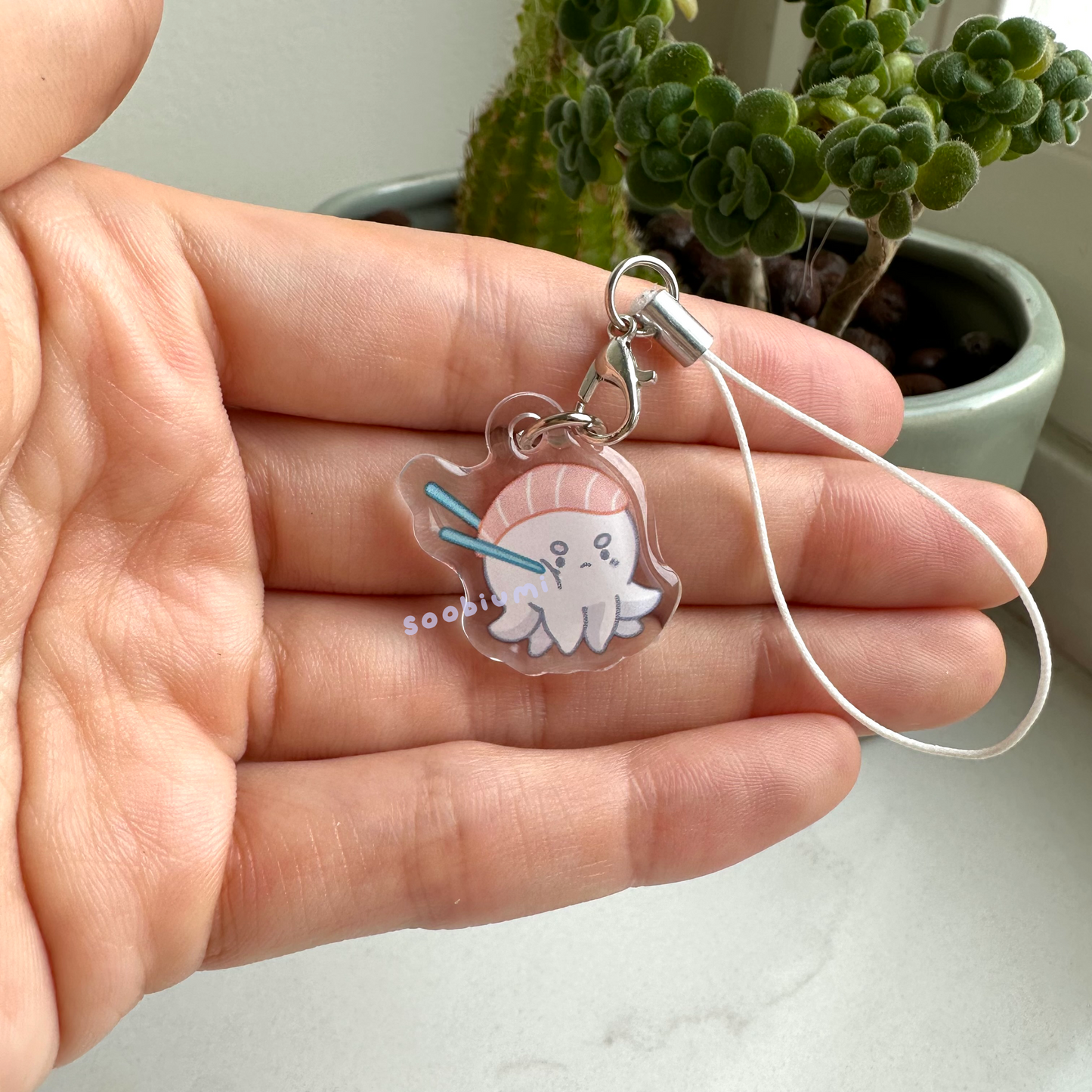 Oochi the Octopus as Japanese Food Phone Charm