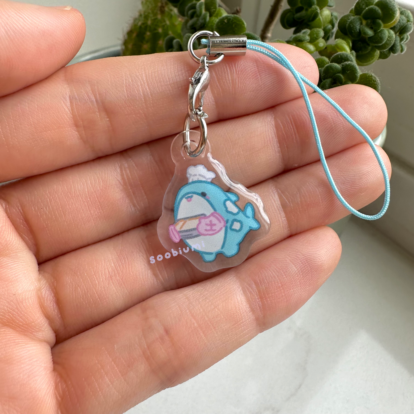 Yuuto the Shark Baking Phone Charm