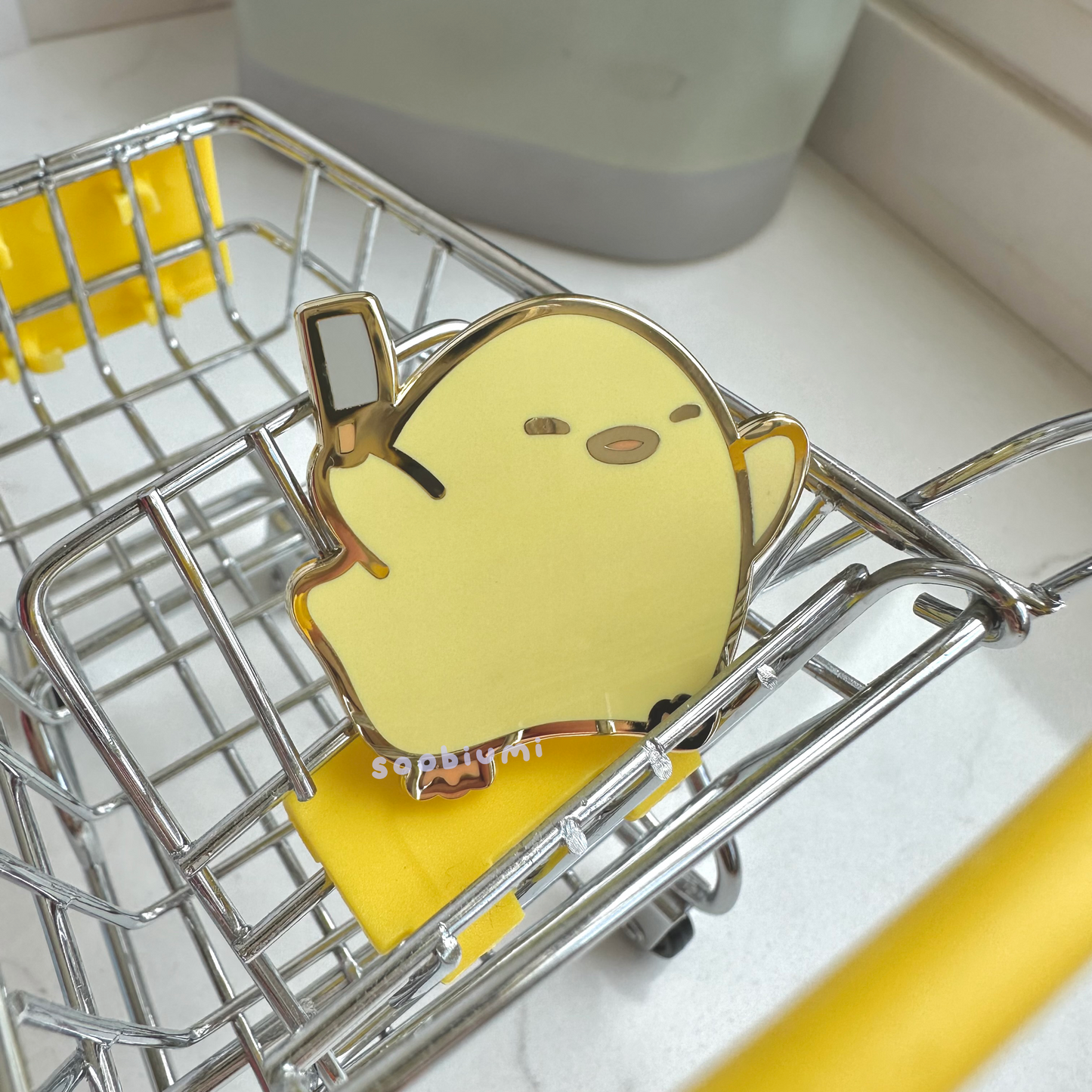 Momo the Duck Hard Enamel Pin
