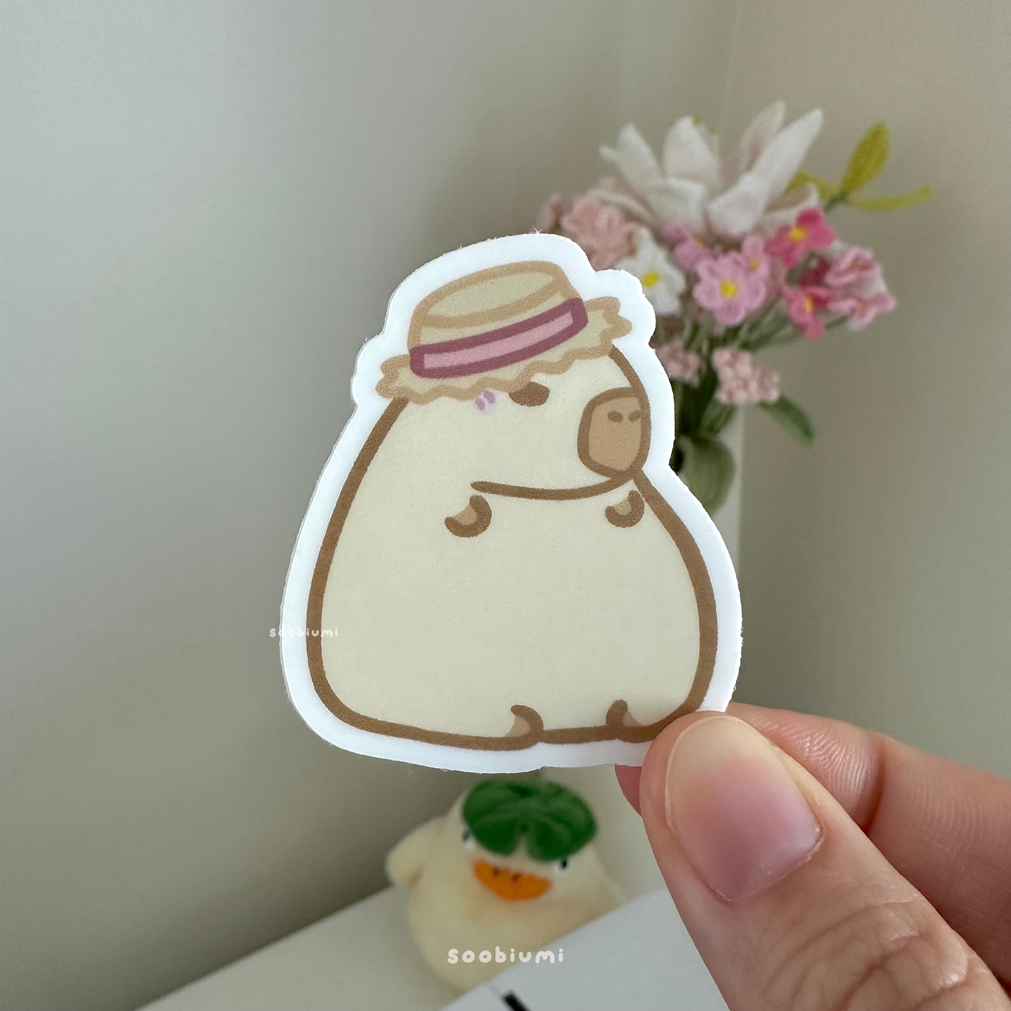 Nobu the Capybara Stickers