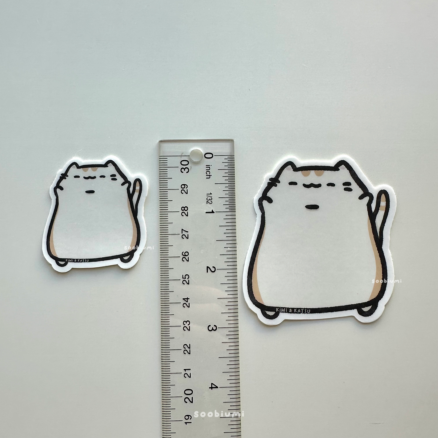 Katsu the Cat Hug Me Please Sticker