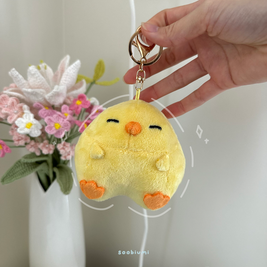 Momo the Duck Keychain Plush